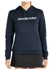 Sweet à capuche bleu femme Bullpadel collection team