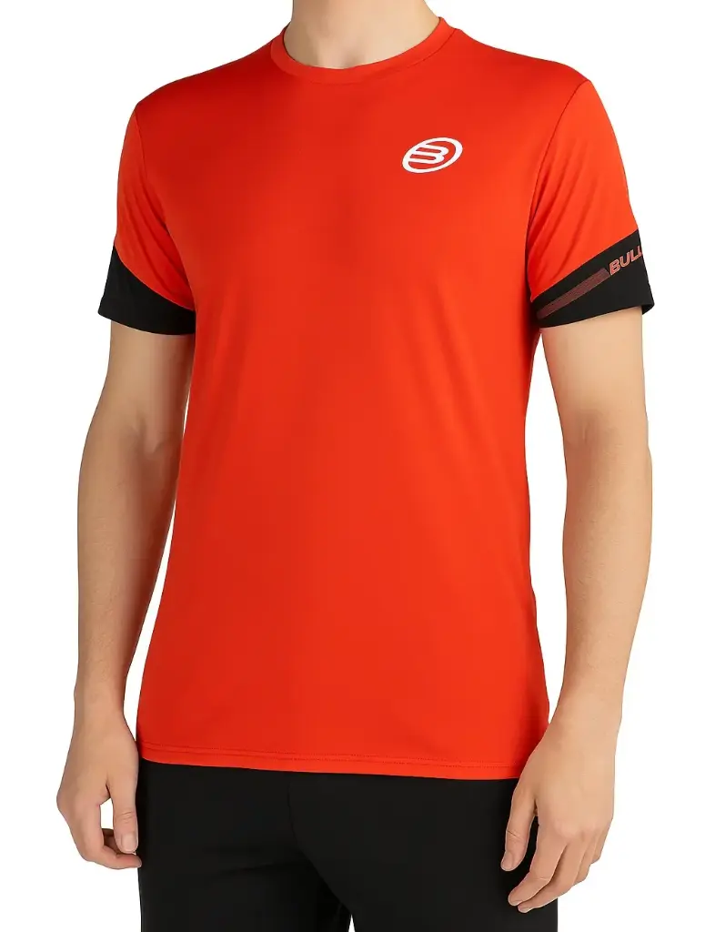 Bullpadel T-shirt orange (collection team besan homme)