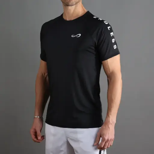 ENDLESS T-shirt noir (camiseta feisty ionic men)