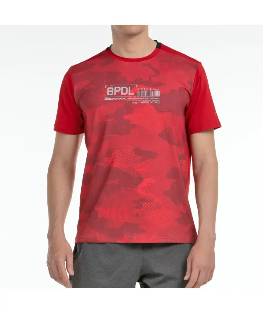 Bullpadel T-shirt rouge (esgos homme)