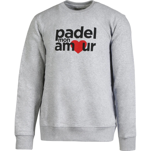 Sweat "Passion" Padel Mon Amour Gris