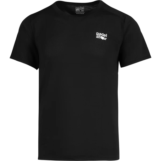 T-shirt Technique "Pro" Noir - Padel Mon Amour